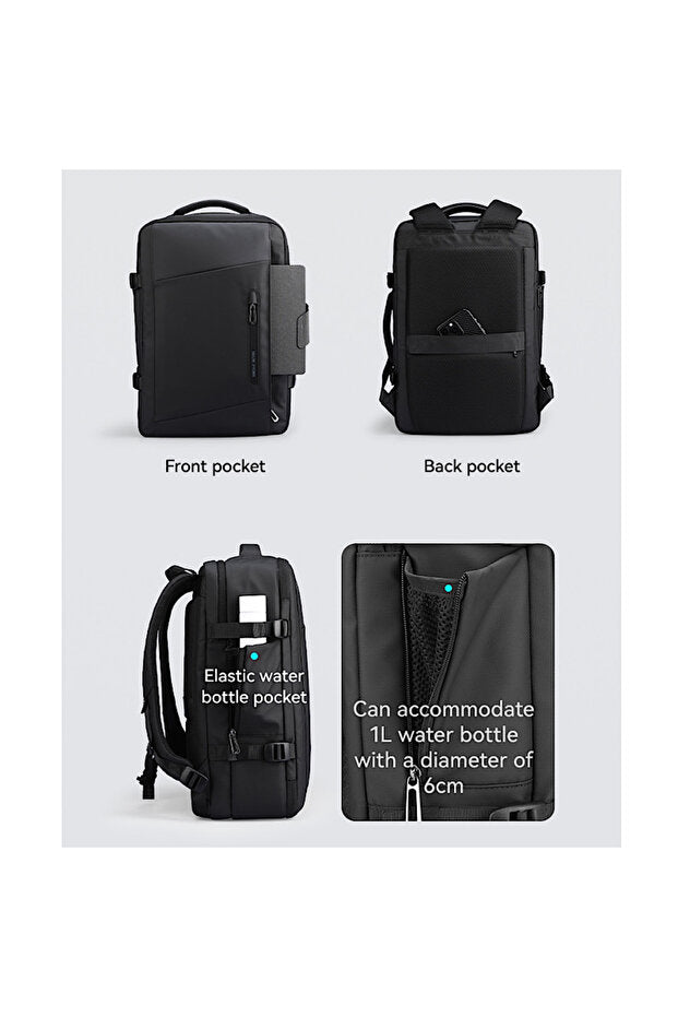 Traveling Bag Vacuum Compression With Air Pump Device 17-Inch Backpack, Waterproof Oxford Fabric