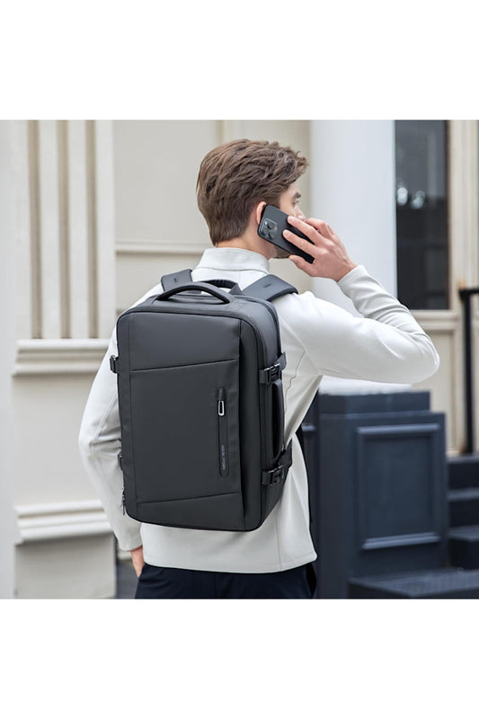 Traveling Bag Vacuum Compression With Air Pump Device 17-Inch Backpack, Waterproof Oxford Fabric